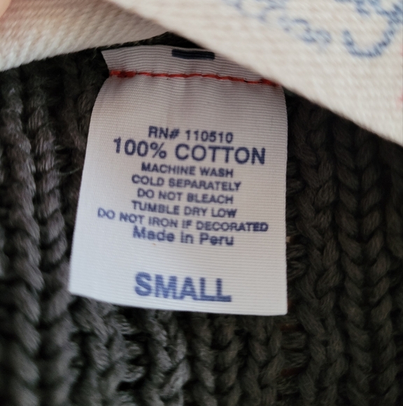 Project e Vintage Button-down Cotton Cardigan Women Gray Long Small - Picture 4 of 6